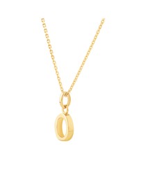 Michael Hill - O Initial Pendant in 10kt Yellow Gold