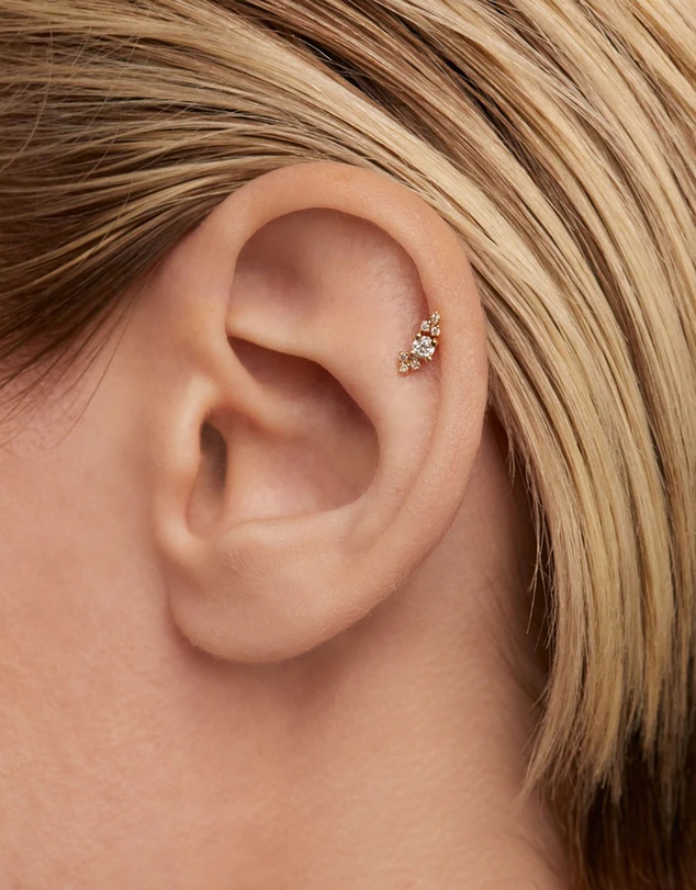 PDPAOLA - Diamonds and Gold Amelie Single Earring