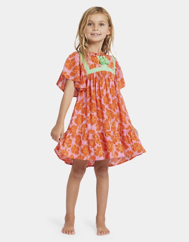 Billabong Kids - Girls 0 to 5 Happy Hibiscus Dress