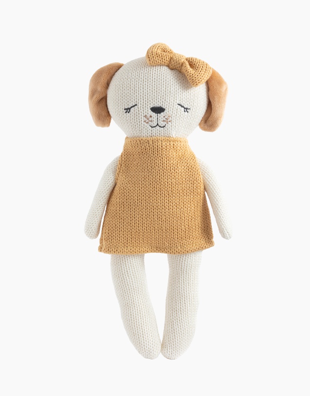 Living Textiles - Knitted Animal Toy - Paula the Puppy