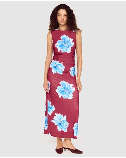 Wine & Blue Floral
