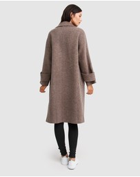 Belle & Bloom - Rumour Has It Oversized Wool Blend Coat