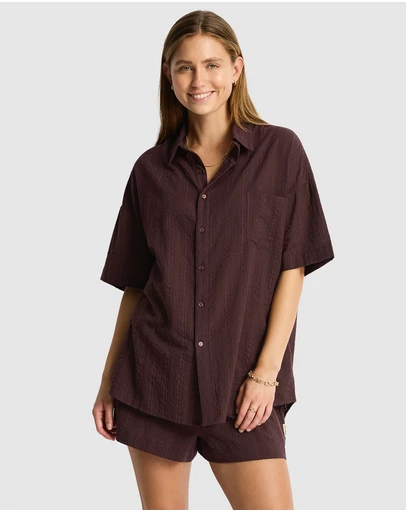 Sea Level Australia - Ripples Aloha Shirt