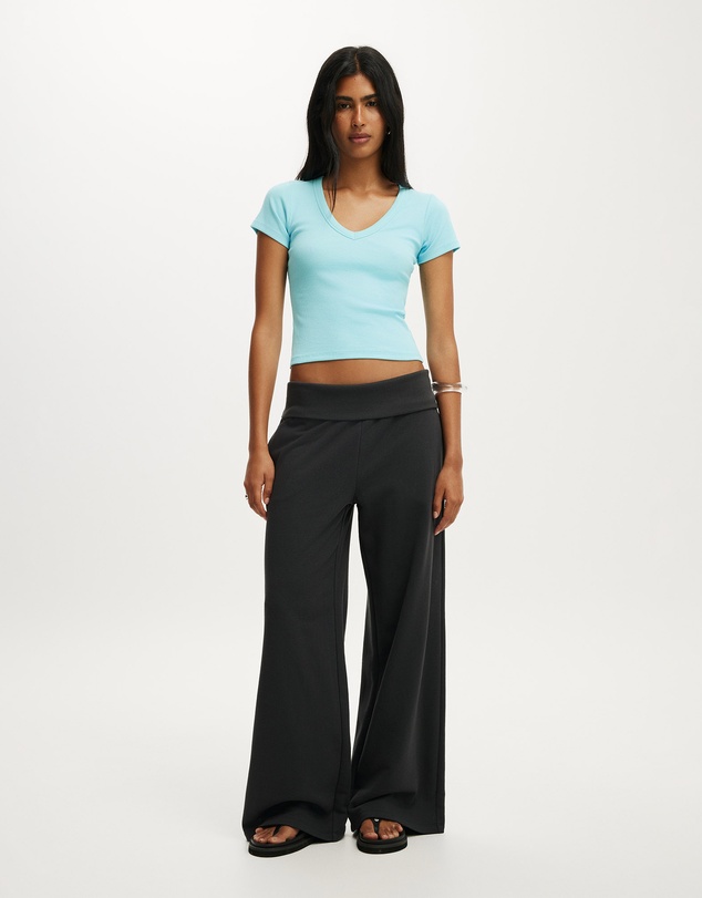 Cotton On - Fold Over Waistband Sweatpant