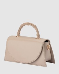 Olga Berg - Phoebe Bamboo Handle Bag