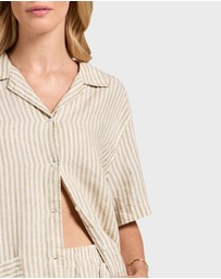 Academy Brand - Gladys SS Linen Shirt
