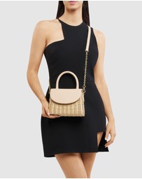 Olga Berg - Elle Wicker Top Handle