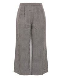 City Chic - Plus size Tiana Plaid Pant - ecru