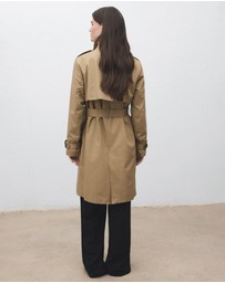 M.N.G - Classic Trench Coat With Belt