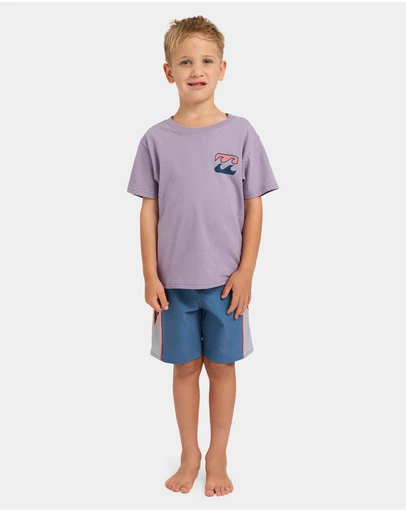 Billabong - Toddlers Crayon Wave T-Shirt