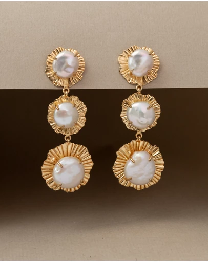 Meshca - Stardust Trio Earrings
