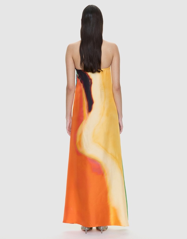 Christopher Esber - Aura Silk Strapless Dress