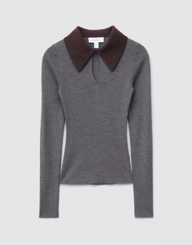 & Other Stories - Keyhole Collar Top