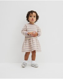 Country Road - Organically Grown Cotton Stripe Sweat Dress
