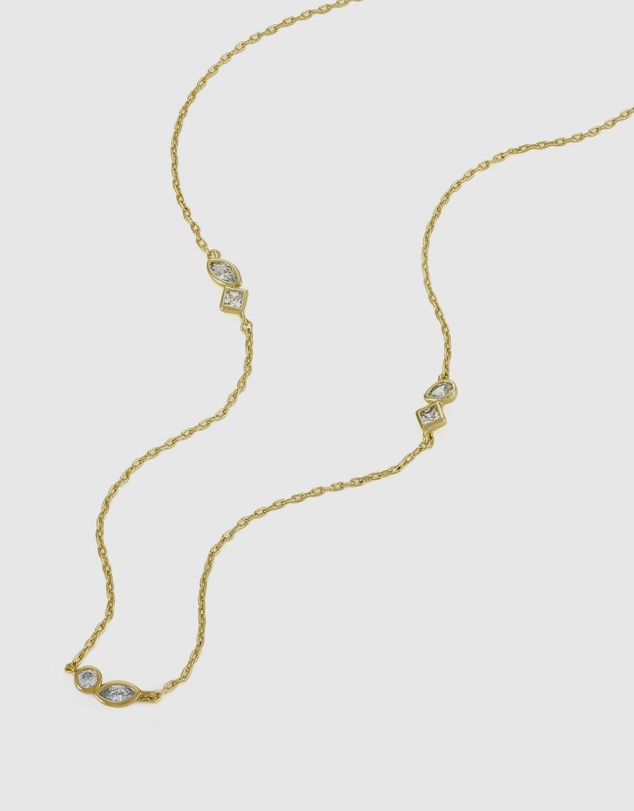 Fossil - Ellis Toi Et Moi Gold-Tone Necklace