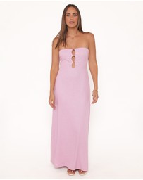 Petal & Pup - Bolton Strapless Maxi Dress - Lavender