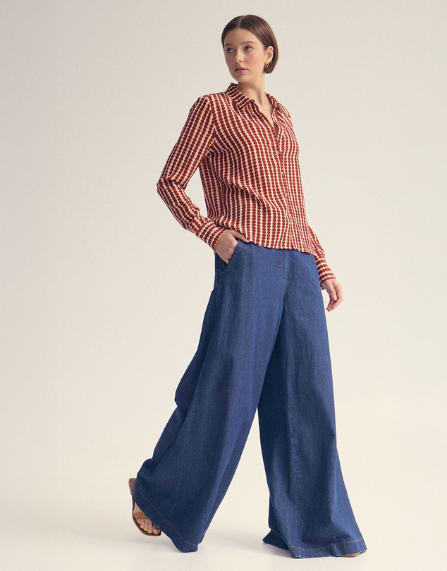 Oxford - Poppy Printed Blouse