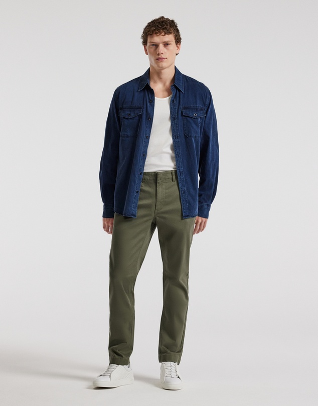 Calibre - Slim Washed Chinos Khaki
