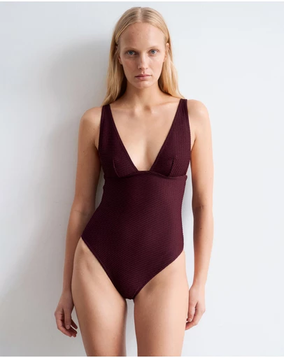 & Other Stories - Textured Swimsuit