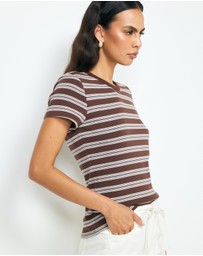 AERE - Stripe T-Shirt