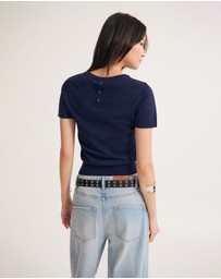 Oxford - Grace Short Sleeve Merino Knit