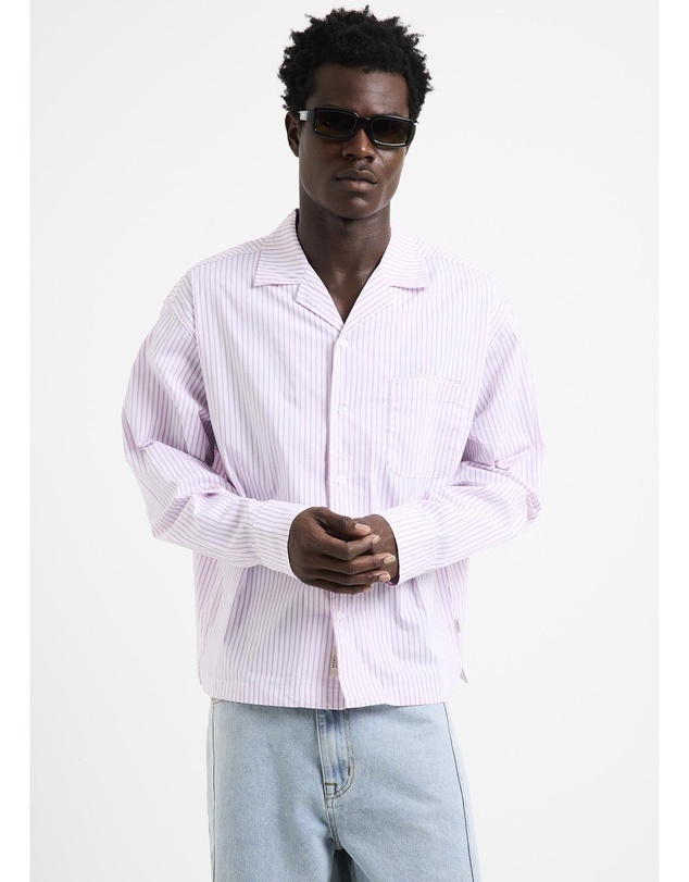 Arvust - Box Striped Long Sleeve Shirt