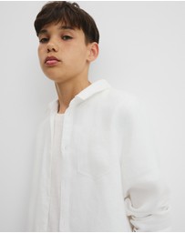 Country Road - Teen Organically Grown Linen Shirt
