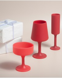 porter green - mecc | silicone unbreakable cocktail glasses