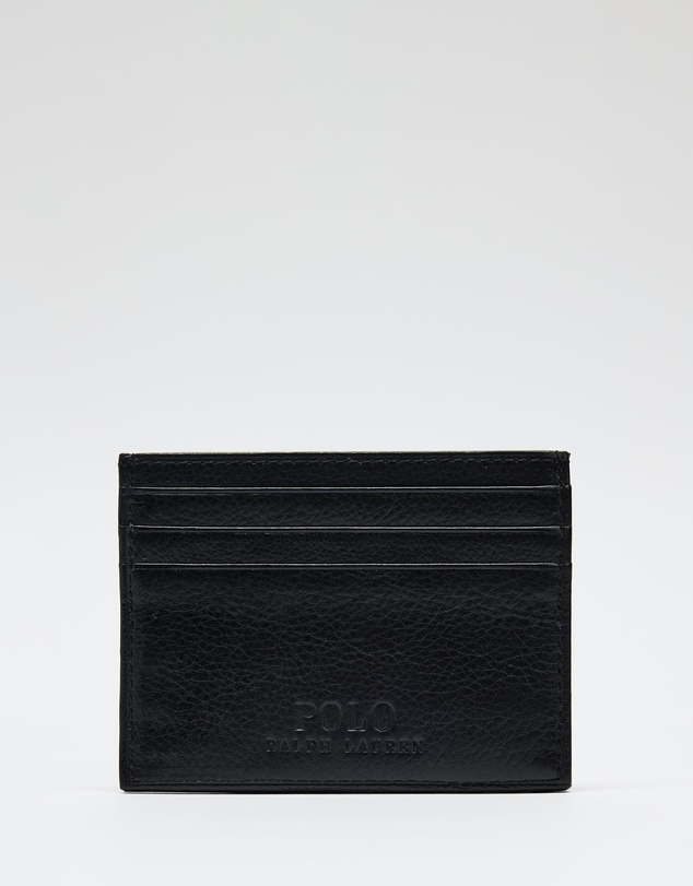 Polo Ralph Lauren - Pebbled Leather Card Case- ICONIC EXCLUSIVE