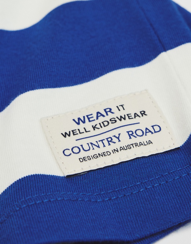 Country Road - Oversized Stripe Short Sleeve T-shirt