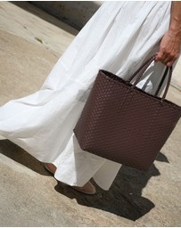 Mimmi Terra - Woven Eco Tote Cioccolato