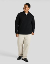 Johnny Bigg - Sven 1/4 Zip Polo Sweater