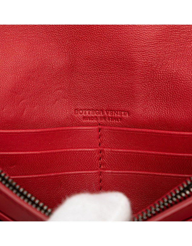 Pre-Loved by Azura Reborn - Pre-Loved Nappa Intrecciato Wallet On Chain