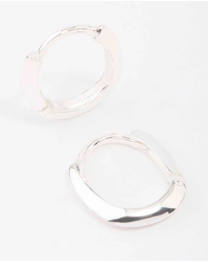 Lovisa - Sterling Silver Chubby Hoop Earrings