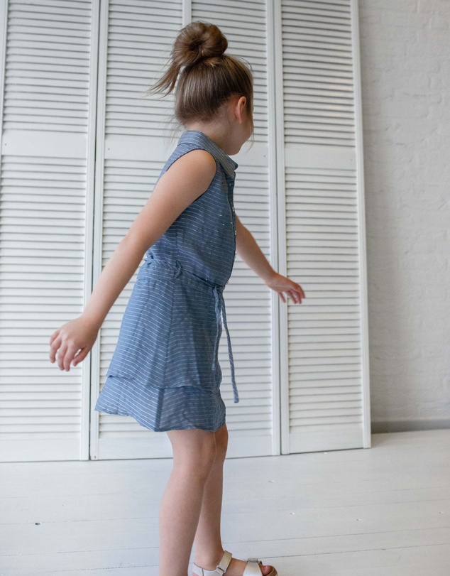 Quapi - Fanya Stripe Dress - Kids-Teens