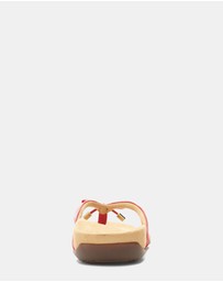 Vionic - Bella Toe Post Sandal - Red Patent