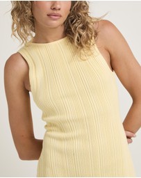 Subtitled - Sonia Ribbed Knit Dress