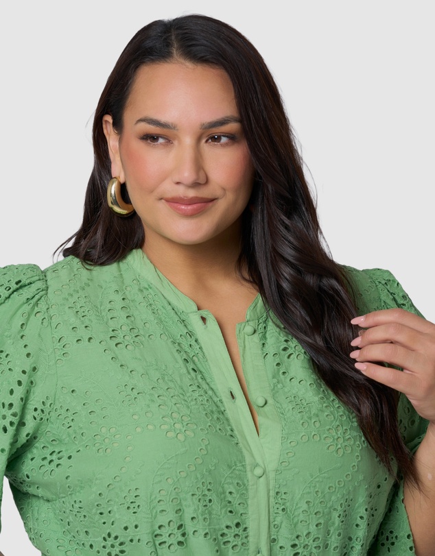 Something 4 Olivia - Juno Broderie Midi Dress