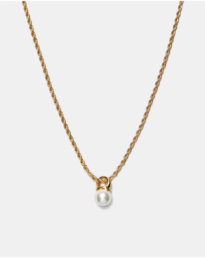 MIMCO - En Pointe Pearl Pendant Necklace