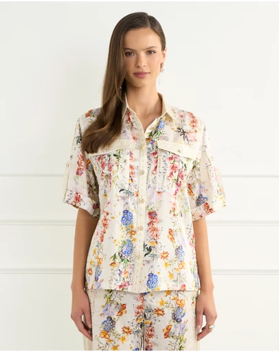Aqua Blu Australia - Flores Lina T-Shirt