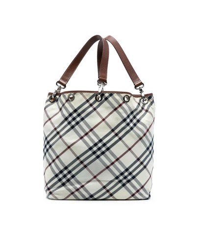 Pre-Loved by Azura Reborn - Pre-Loved Nova Check Canvas Tote