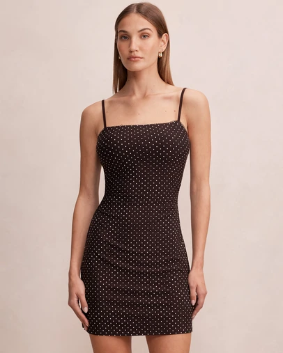 Forever New - Dua Spot Jersey Mini Dress