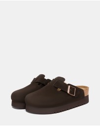 EVERAU - Australian Shepherd Ugg Berrin Platform Cow Suede Upper Loafer Oxfords Flats