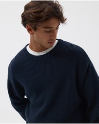 AERE - Organic Cotton Fisherman Rib Jumper
