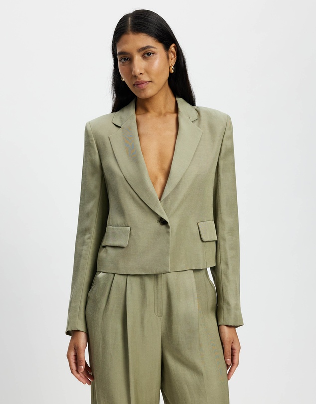 Emme - SALVIA CROPPED BLAZER