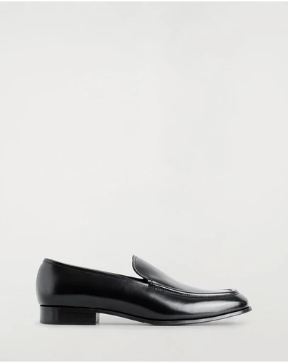 COS - Polished-Leather Loafers - Women's