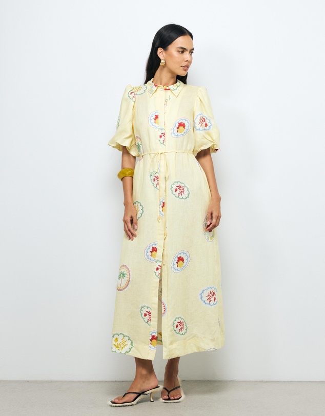 AERE - Marisol Midi Shirt Dress