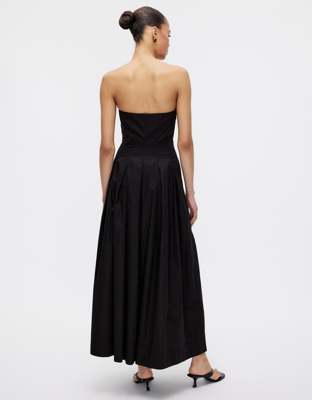 Minima Esenciales - Sableen Pleated Maxi Dress