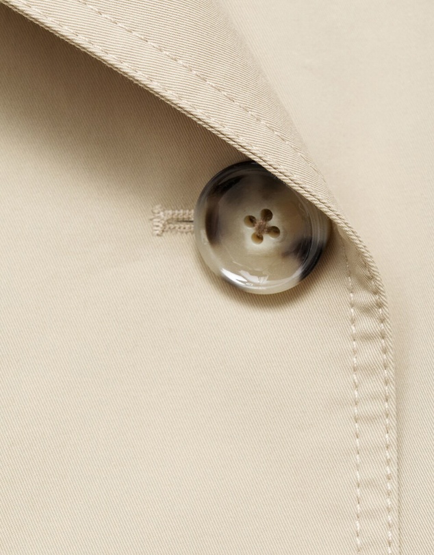 M.N.G - Double-Breasted Cropped Trench Coat