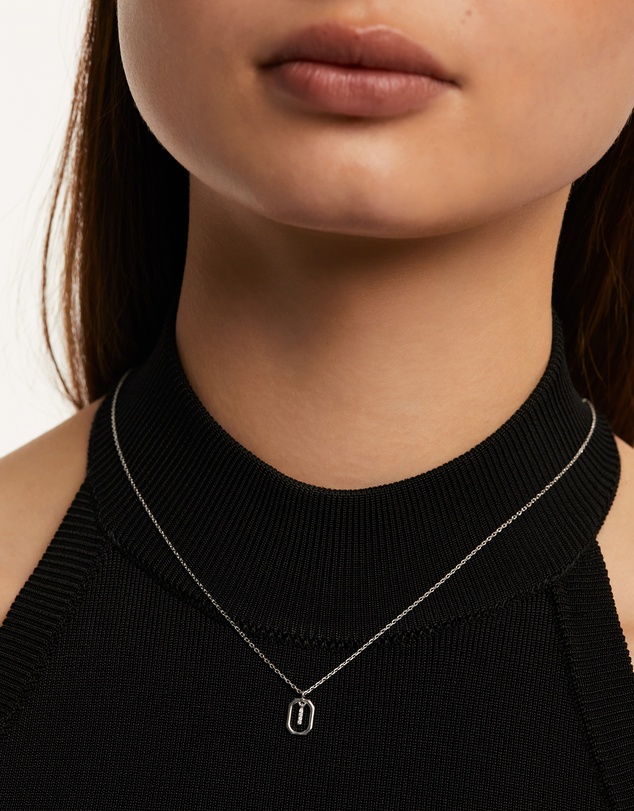 PDPAOLA - Mini Letter I Silver Necklace